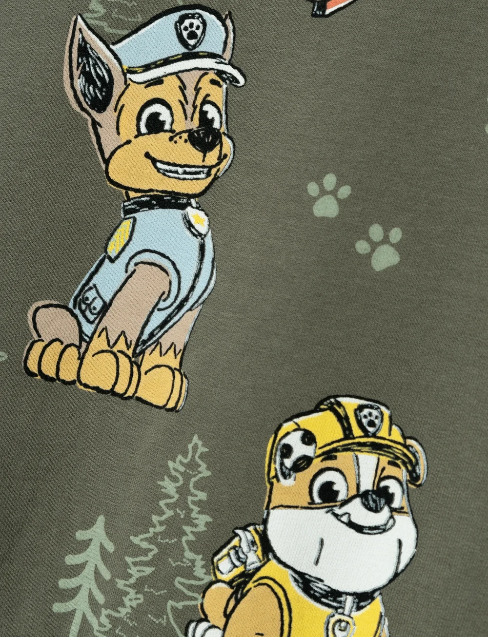 name it - NMMSUG PAWPATROL NREG SWEAT BRU CPLG - sweatshirts - tea leaf - 2