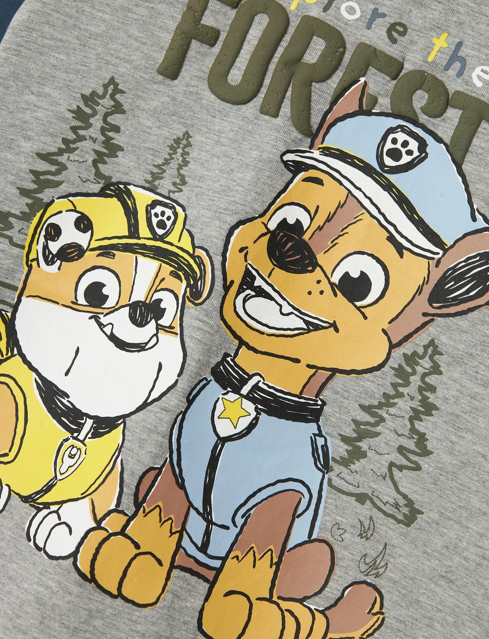 name it - NMMSENTE PAWPATROL LS NREG TOP CPLG - langærmede t-shirts - grey melange - 2