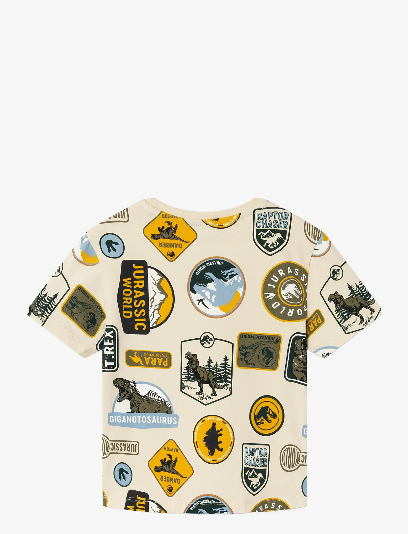 name it - NMMSUNTER JURASSIC SS NREG TOP SKY - efterårstøj - summer sand - 1