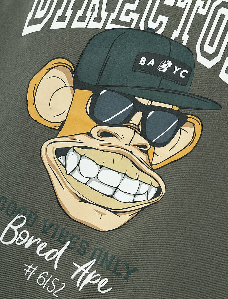 name it - NKMAROS BOREDOFD SS NREG TOP BOX SKY - kurzärmelige - tea leaf - 2