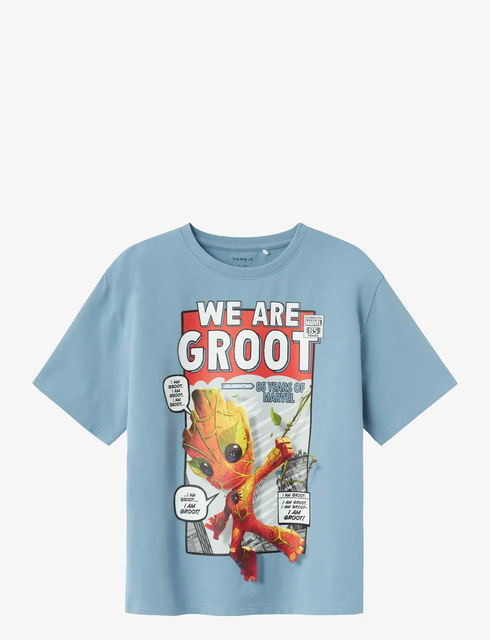 name it - NKMAPELLE GOTG SS NREG TOP BOX MAR - short-sleeved t-shirts - mountain spring - 0