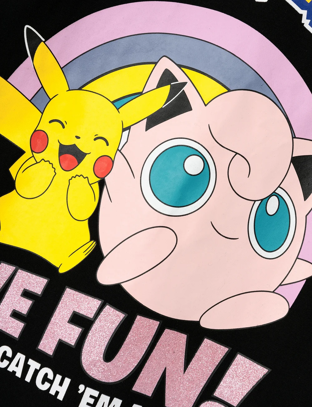 name it - NKFSELMA POKEMON SS RLX TOP BOX BFU - t-krekli ar īsām piedurknēm - black - 3