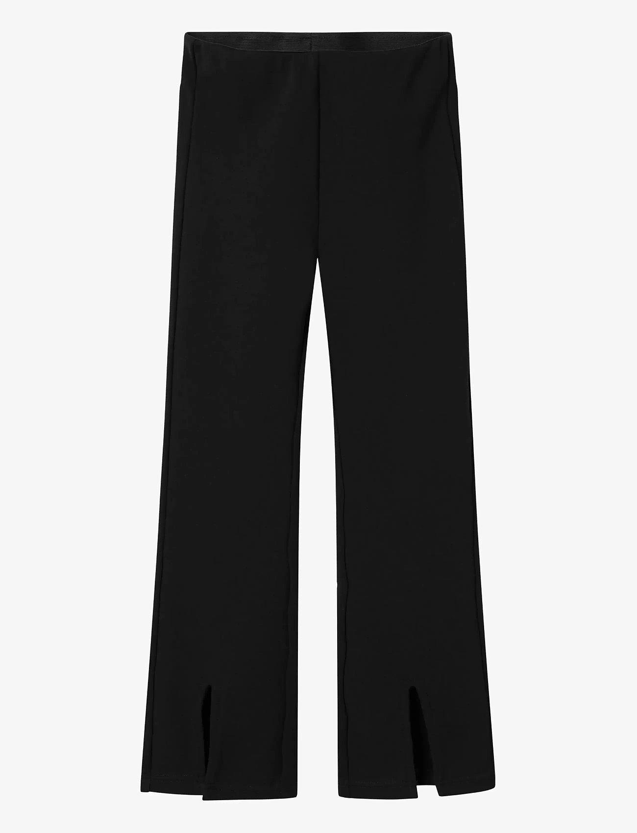 name it - NKFNISILA BOOTCUT PANT - efterårstøj - black - 0