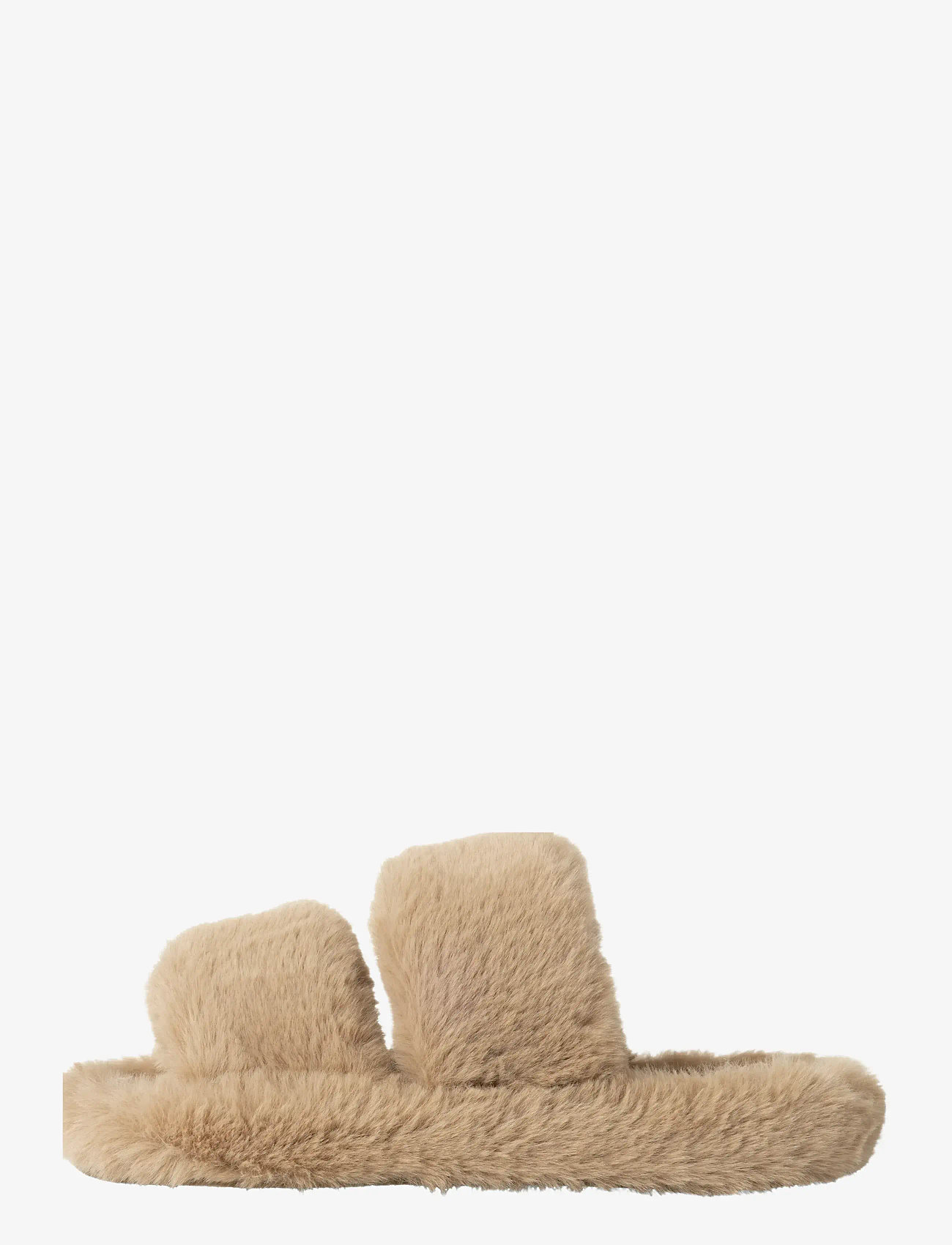 name it - NKFNUS FAUX FUR SLIPPER - hjemmesko - kelp - 0