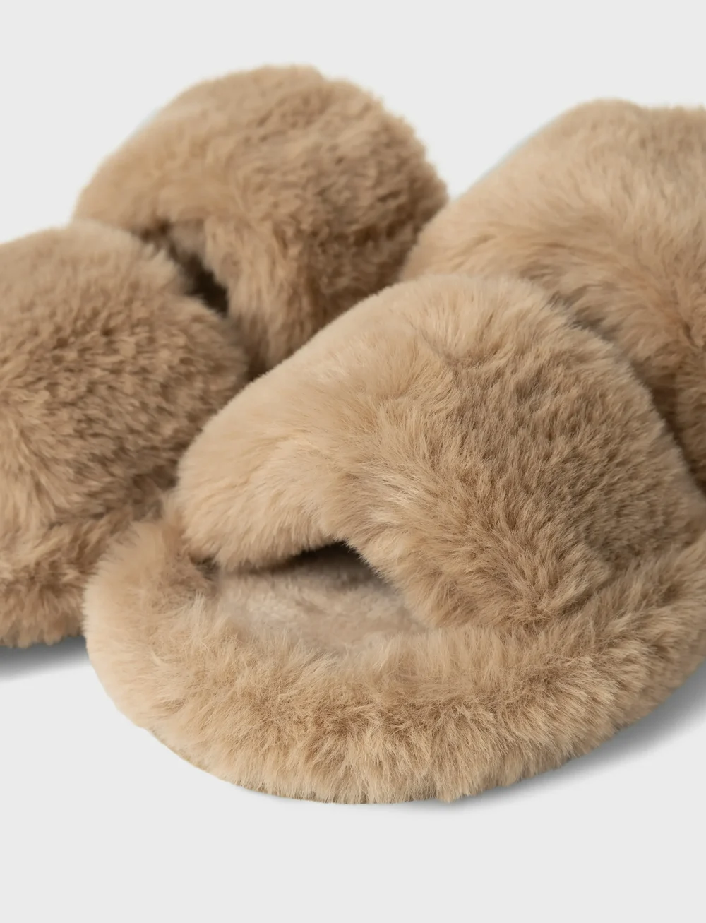 name it - NKFNUS FAUX FUR SLIPPER - hausschuhe - kelp - 5