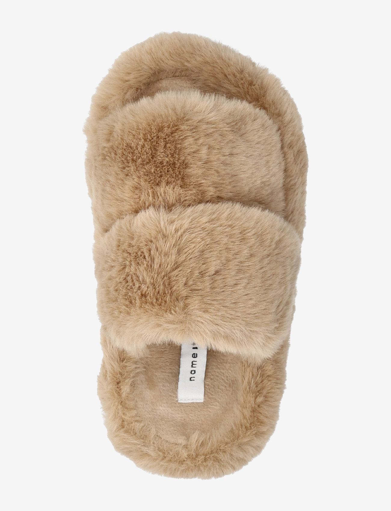 name it - NKFNUS FAUX FUR SLIPPER - hjemmesko - kelp - 3