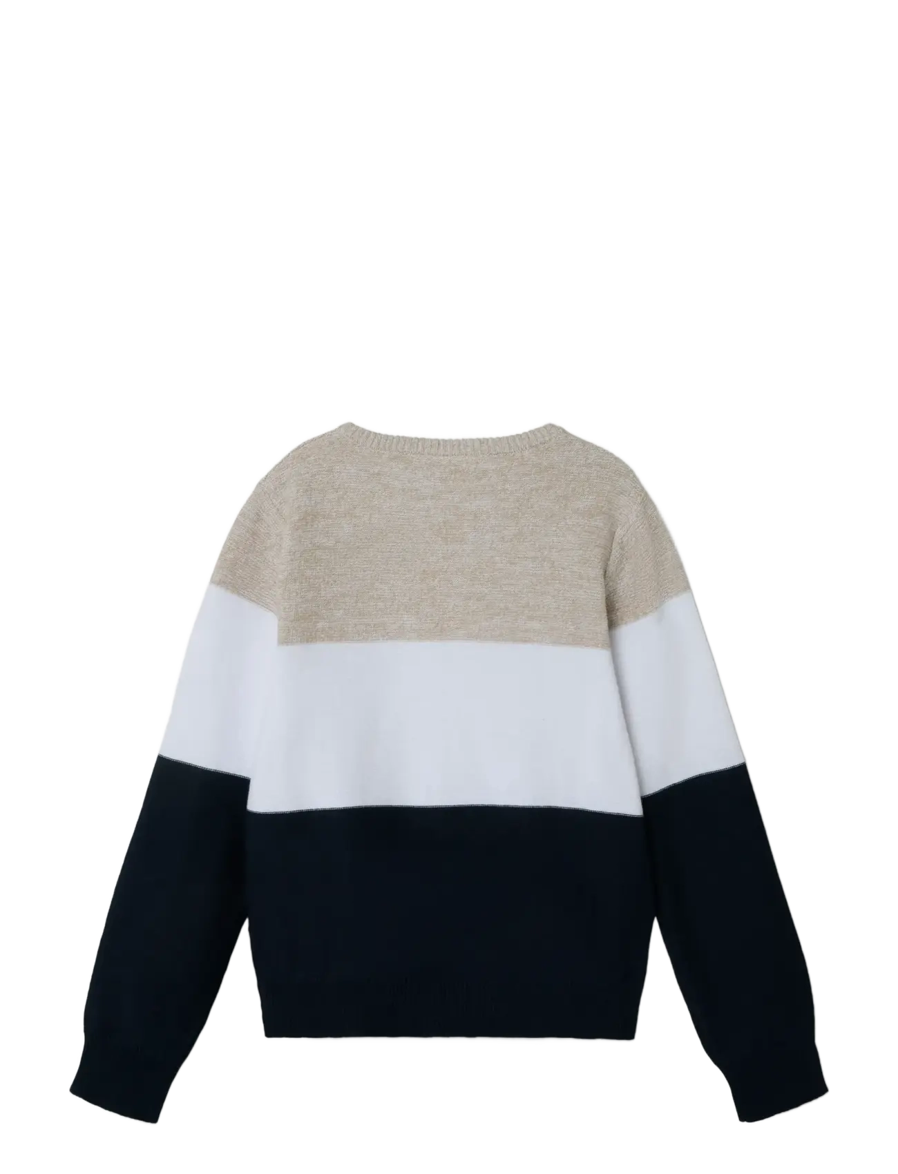 name it - NKMVOHAN LS KNIT - trøjer - island fossil - 1