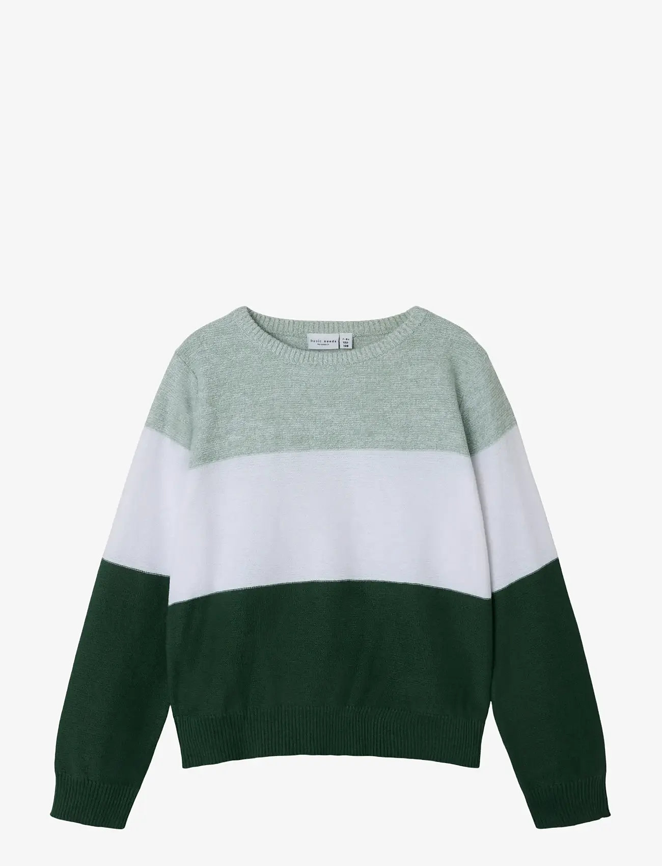 name it - NKMVOHAN LS KNIT - efterårstøj - jadeite - 0