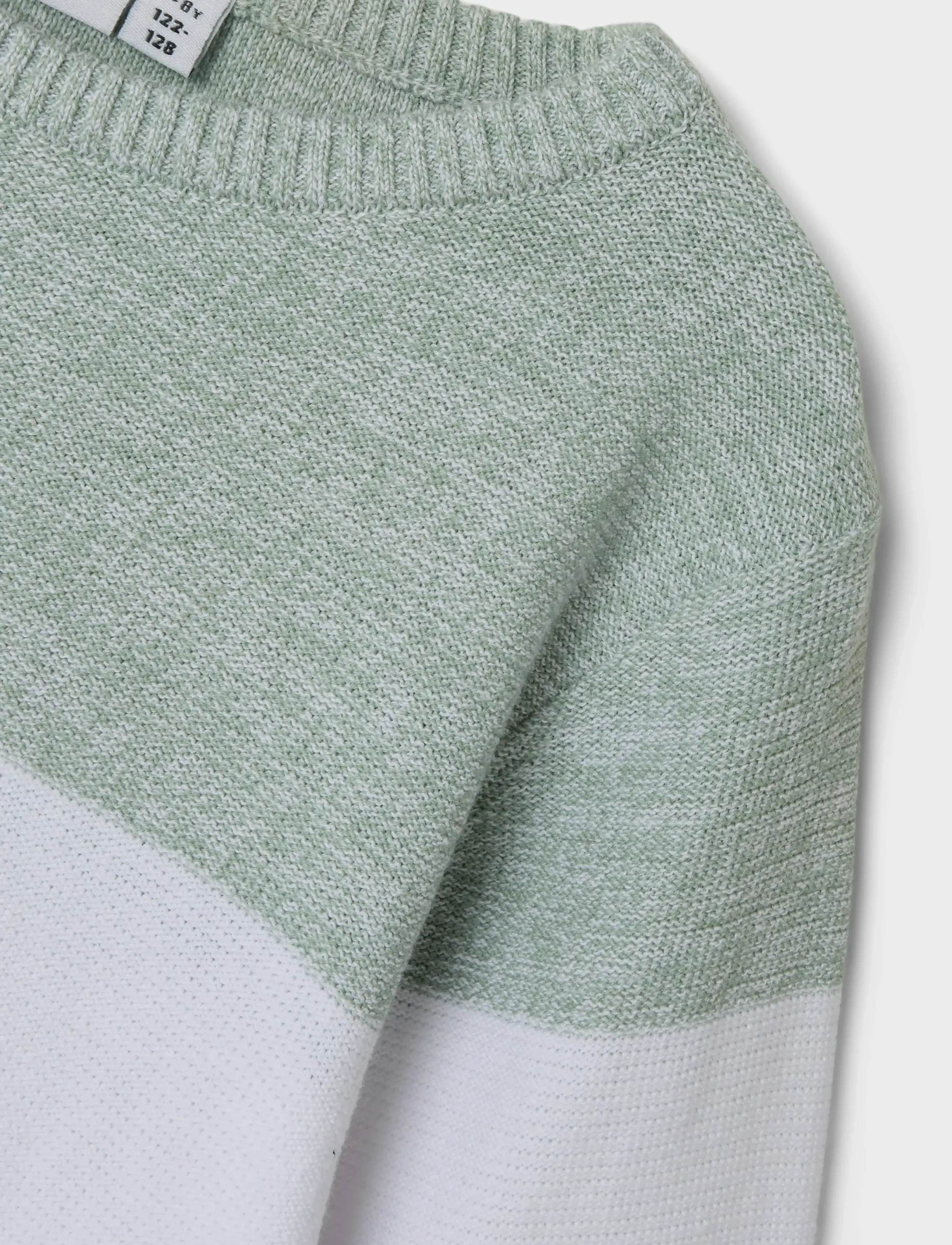 name it Nkmvohan Ls Knit, 116, Green, Strik > Pullovere, Børn