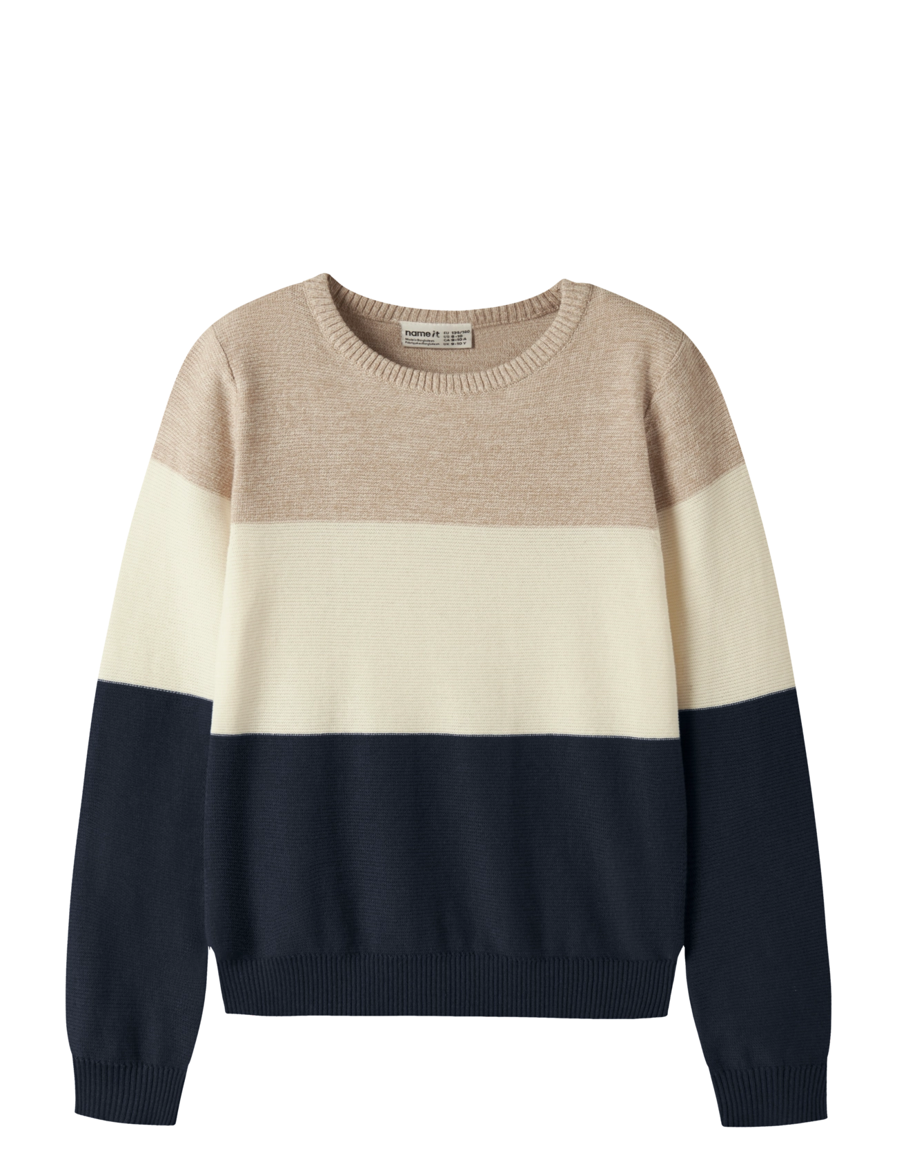 name it - NKMVOHAN LS KNIT - pullover - sesame - 0