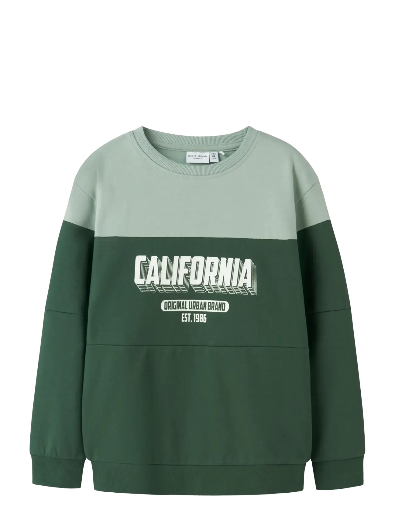 name it NKMVEMIL LS NREG SWEAT BRU - 4 for 3 - GARDEN TOPIARY / green