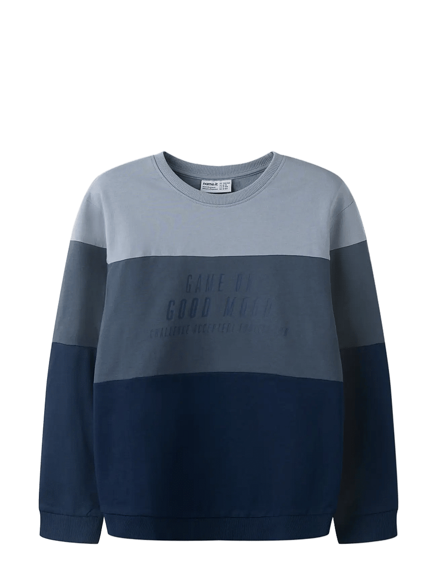 name it - NKMVEMIL LS NREG SWEAT BRU - navy blazer - 2