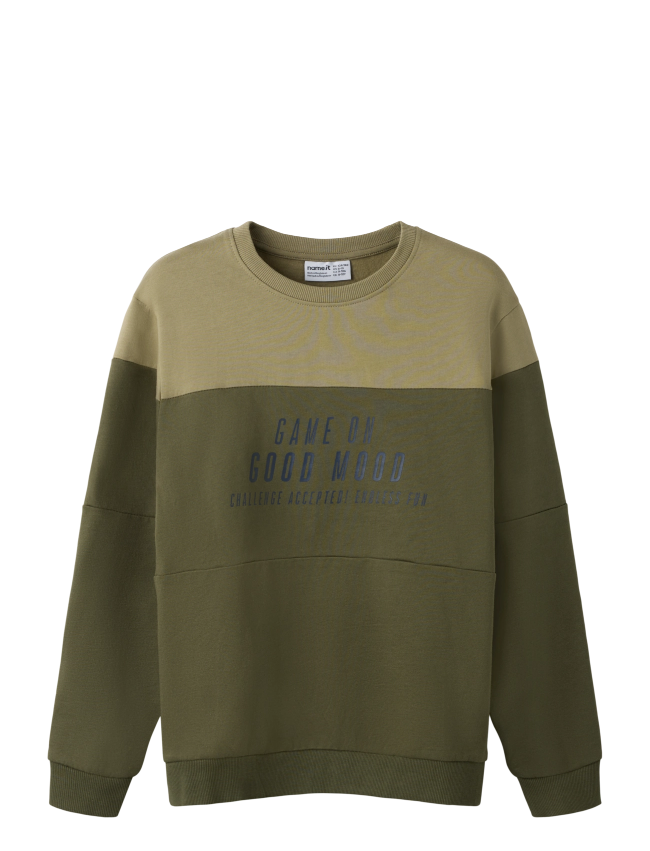 name it NKMVEMIL LS NREG SWEAT BRU - Sweatshirts - OLIVE NIGHT / khaki/green