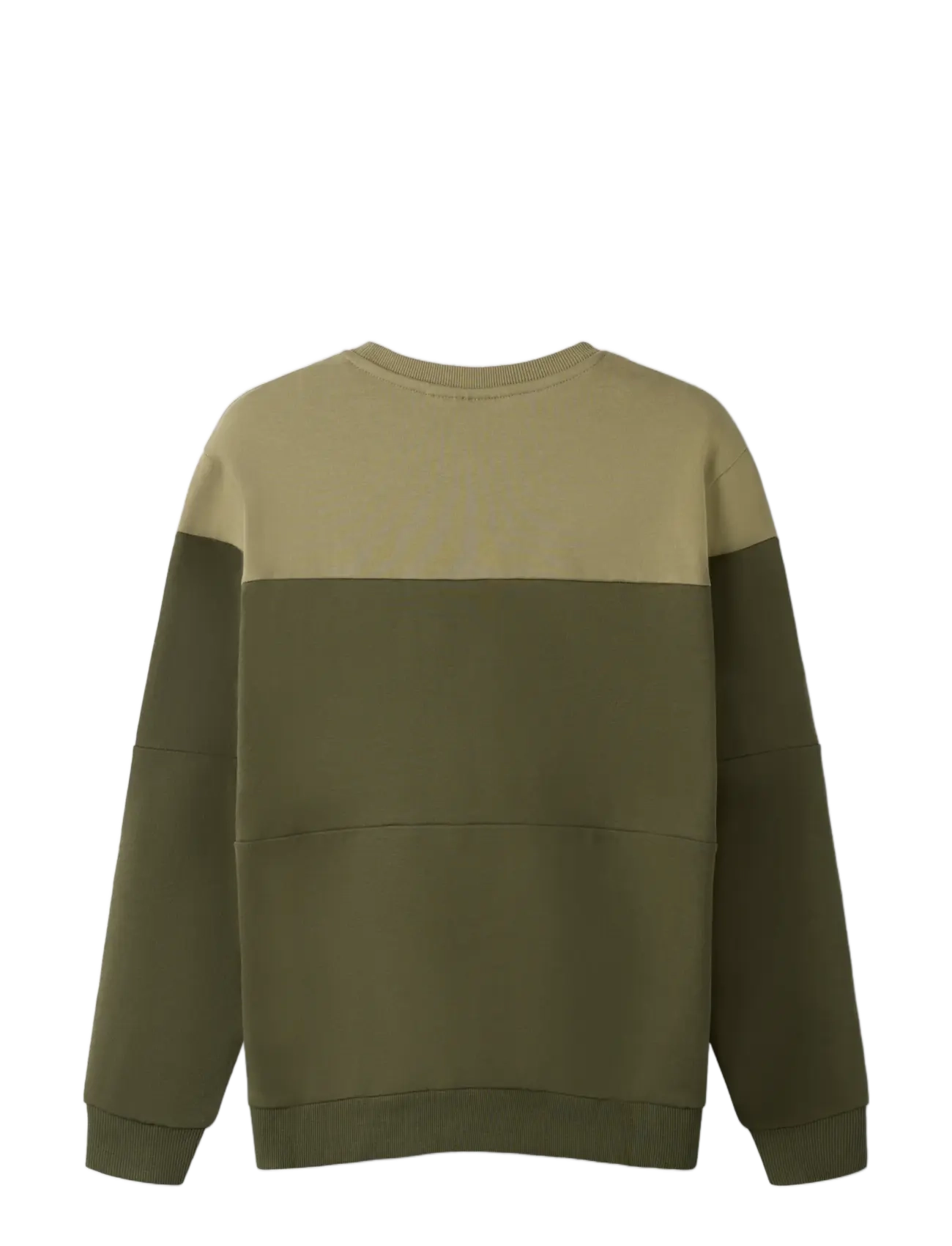 name it - NKMVEMIL LS NREG SWEAT BRU - olive night - 1