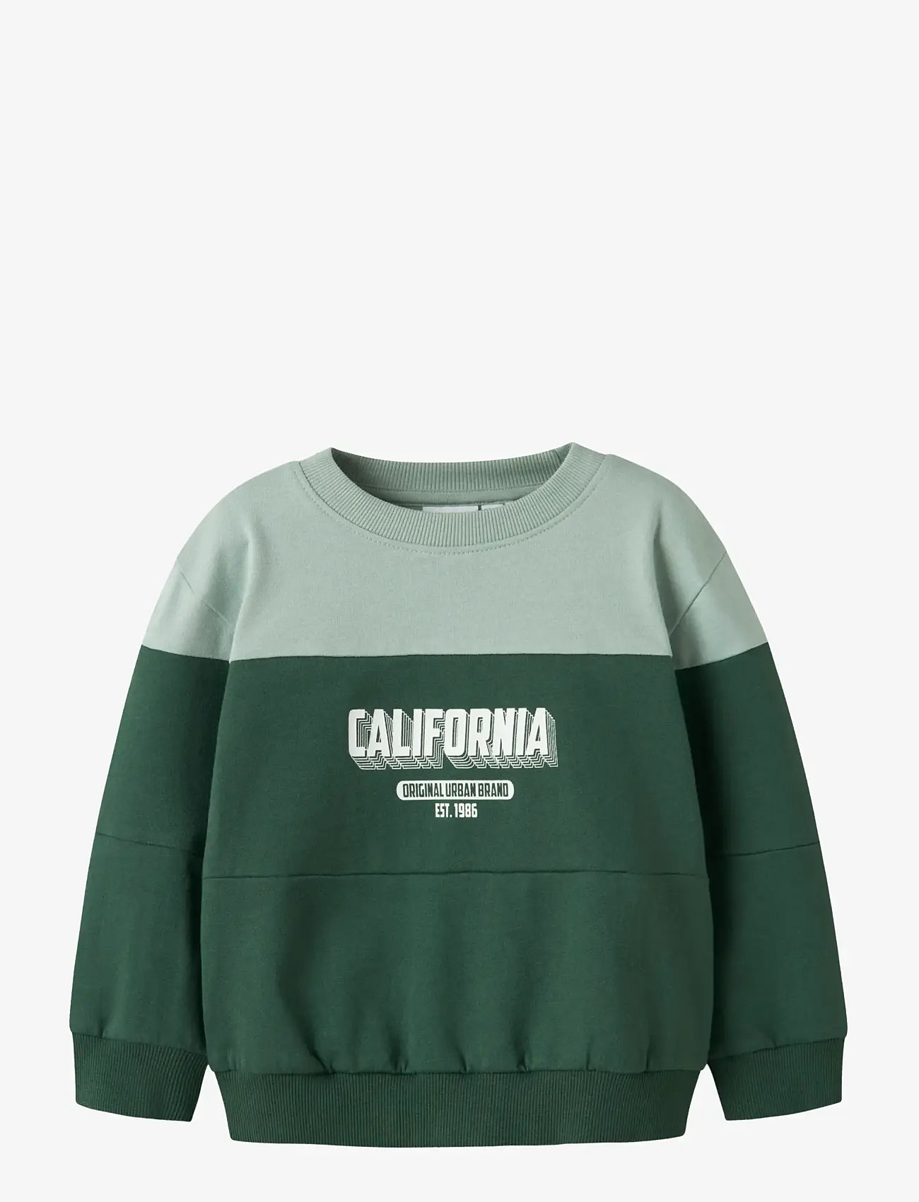 name it - NMMVEMIL LS NREG SWEAT BRU - sweatshirts - garden topiary - 0