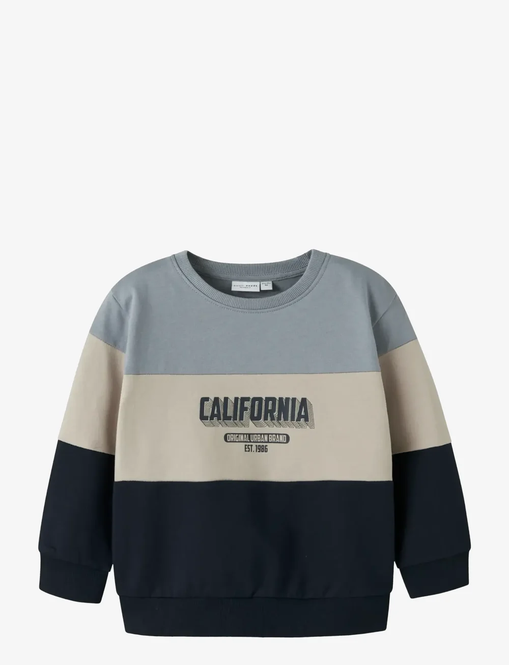 name it - NMMVEMIL LS NREG SWEAT BRU - sweatshirts - navy blazer - 0