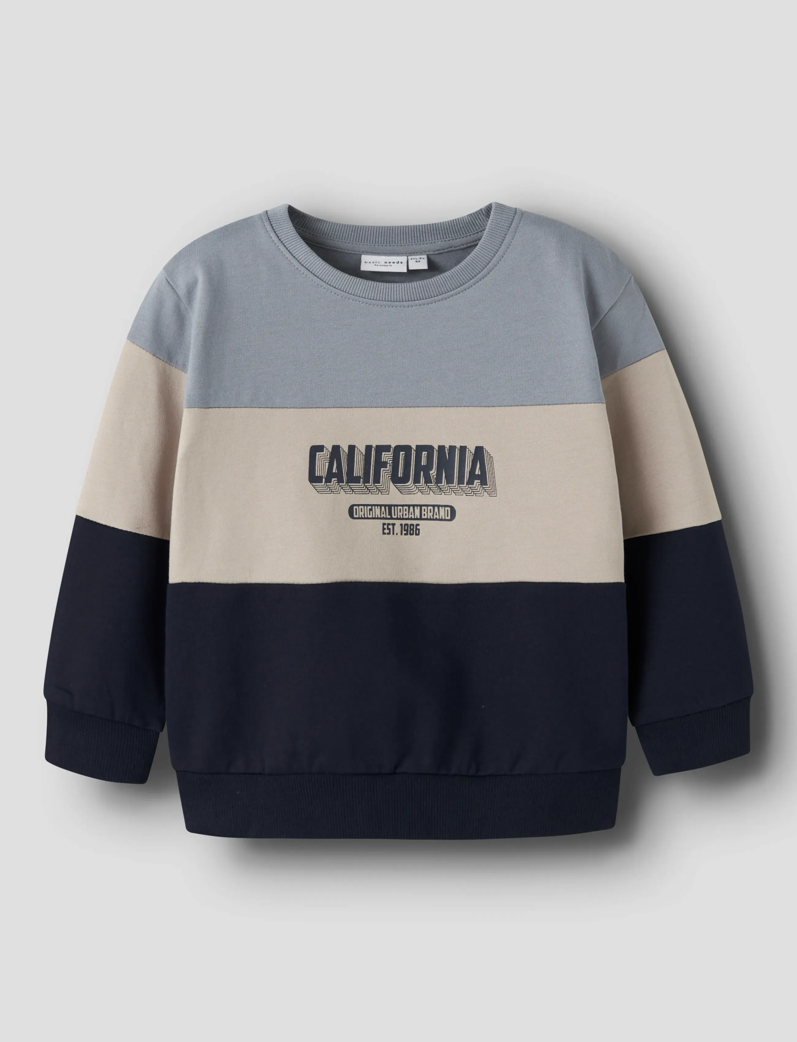 name it NMMVEMIL LS NREG SWEAT BRU - Bluzy - NAVY BLAZER / navy