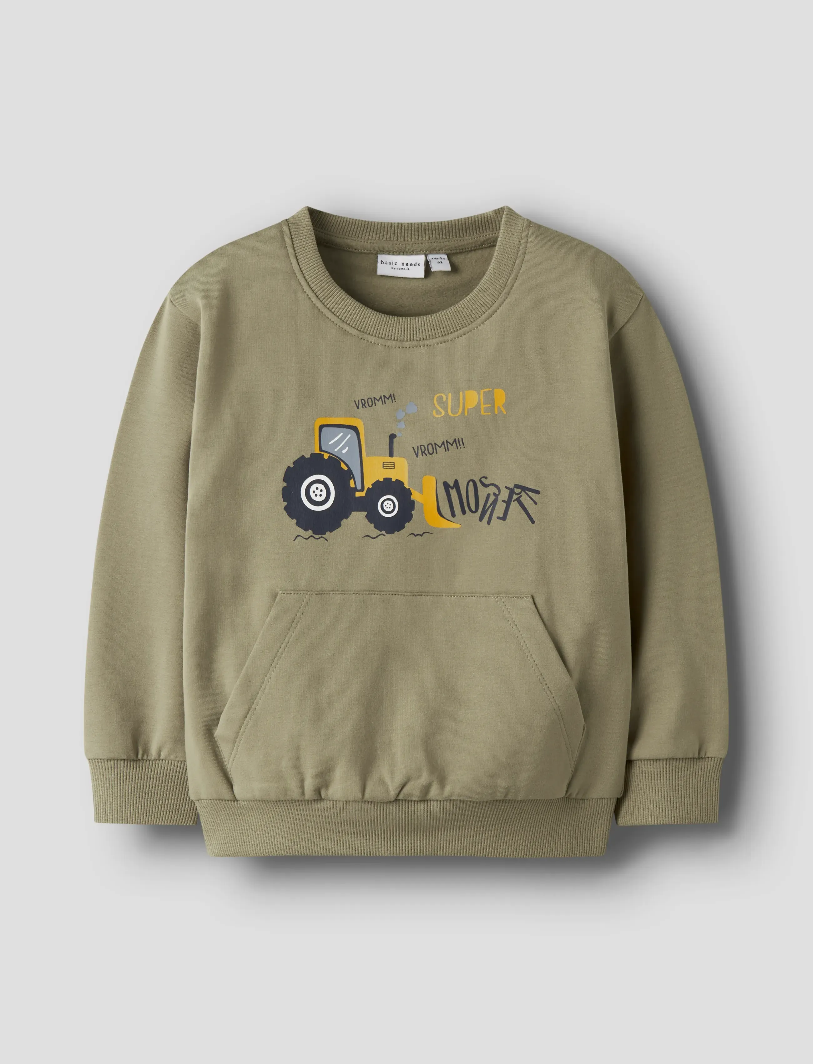 name it NMMVUGO LS NREG SWEAT BRU - Sweatshirts & Huvtröjor - MERMAID / khaki/green