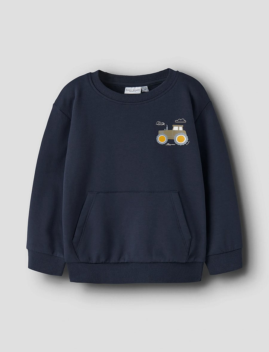 name it - NMMVUGO LS NREG SWEAT BRU - sweatshirts - navy blazer - 0