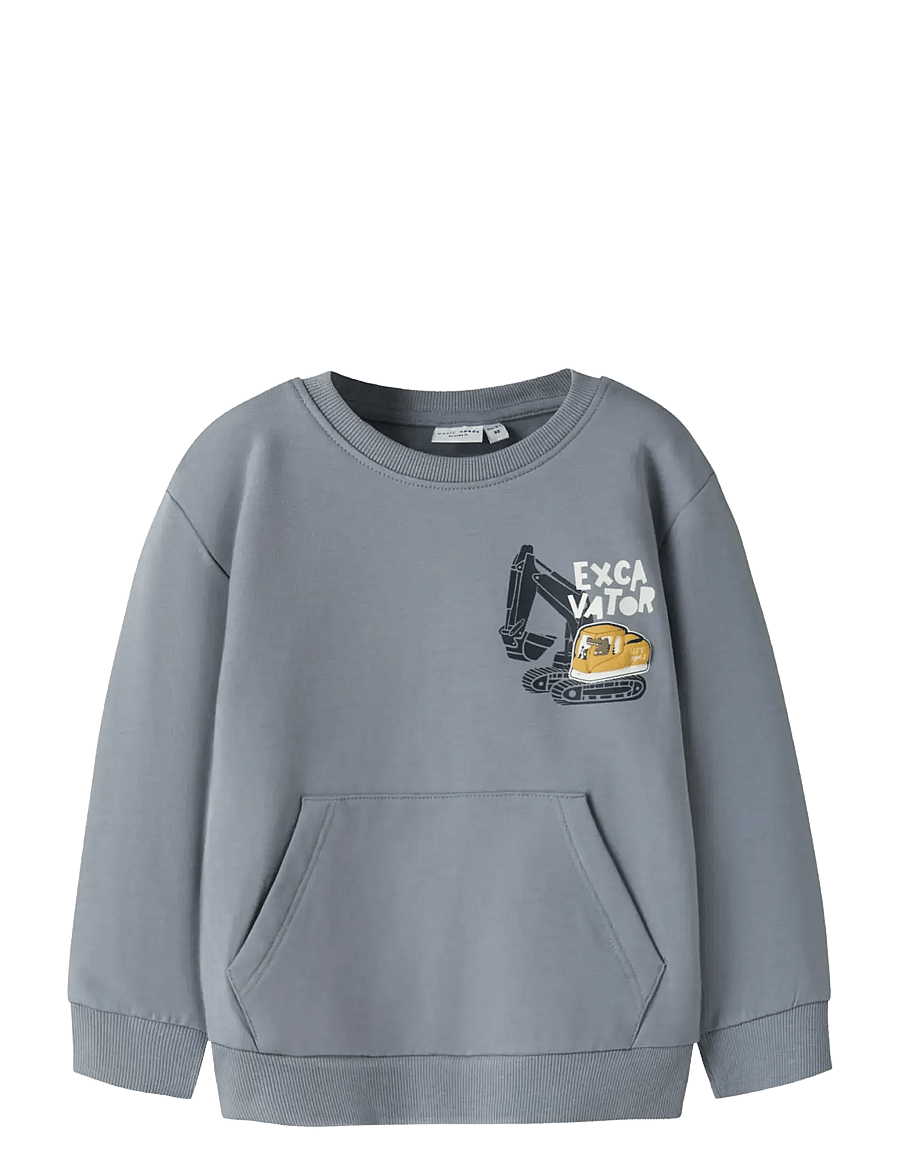name it - NMMVUGO LS NREG SWEAT BRU - sweatshirts - tradewinds - 1