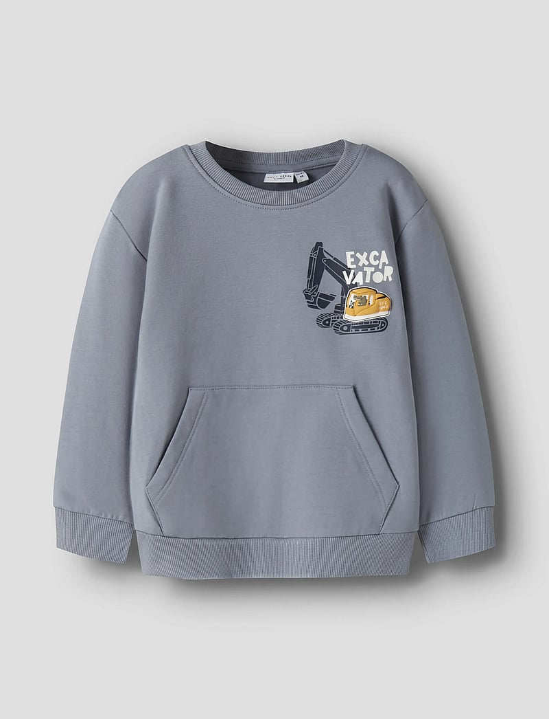 name it - NMMVUGO LS NREG SWEAT BRU - peysur - tradewinds - 0