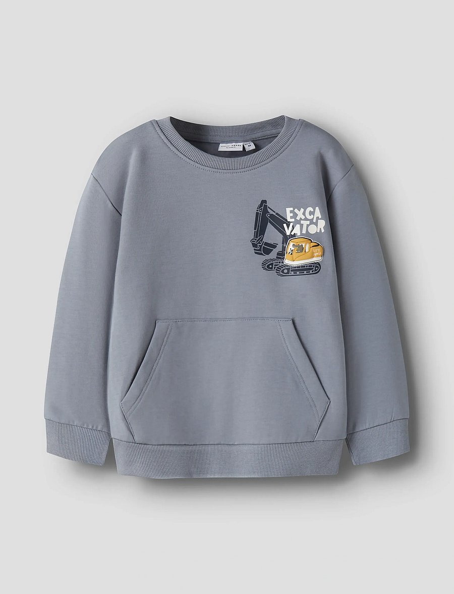 name it - NMMVUGO LS NREG SWEAT BRU - sweatshirts - tradewinds - 0