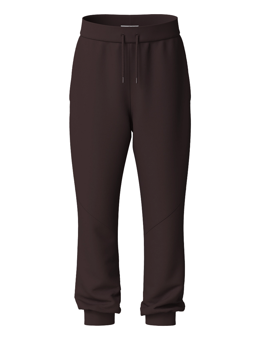 name it - NKMVOLTANO NREG SWE PANT BRU - jogginghosen - chocolate plum - 0