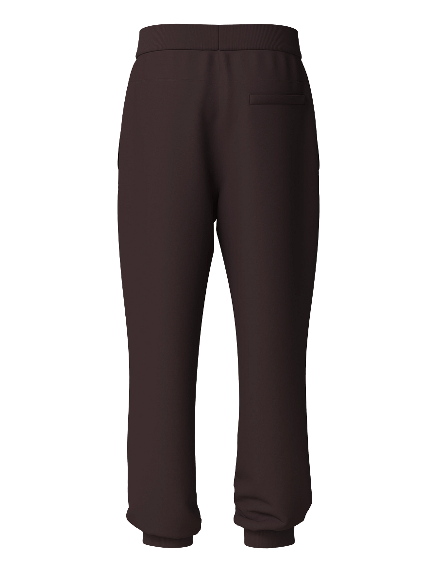 name it - NKMVOLTANO NREG SWE PANT BRU - jogginghosen - chocolate plum - 1