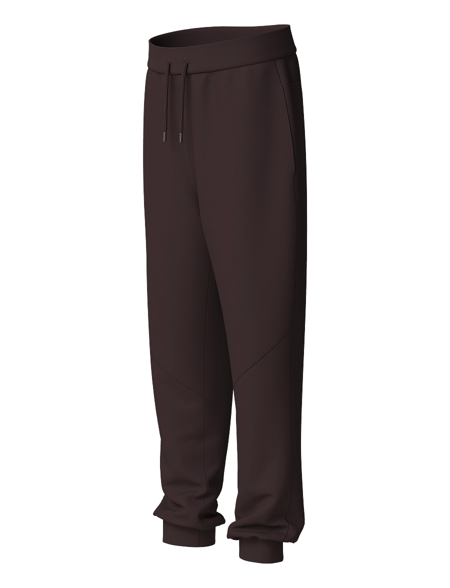 name it - NKMVOLTANO NREG SWE PANT BRU - jogginghosen - chocolate plum - 2
