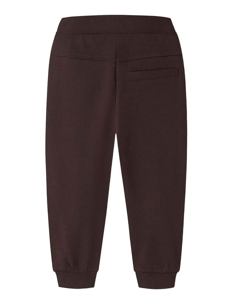 name it - NMMVOLTANO NREG SWE PANT BRU - mjukisbyxor - chocolate plum - 1