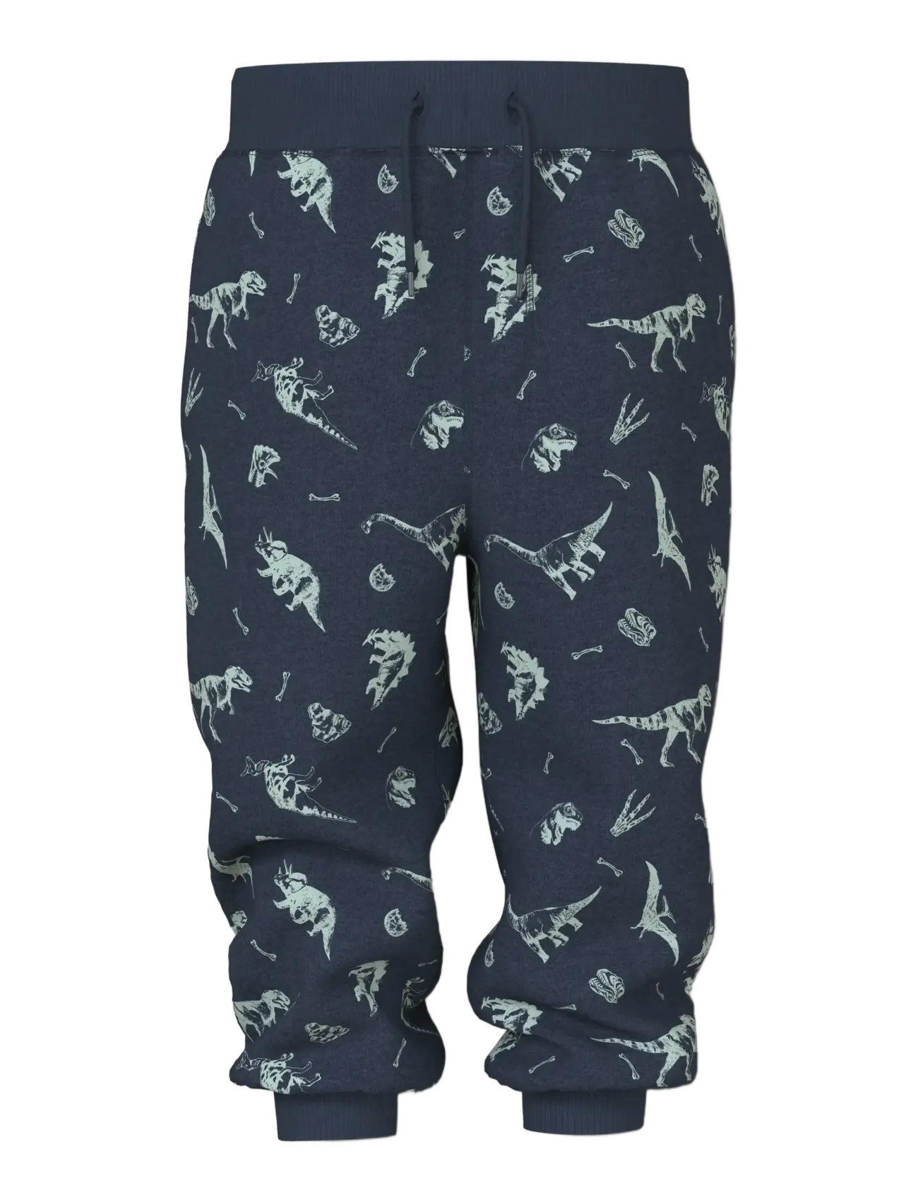 name it NMMVIMO NREG AOP  SWE PANT BRU - Underdele - NAVY BLAZER / navy