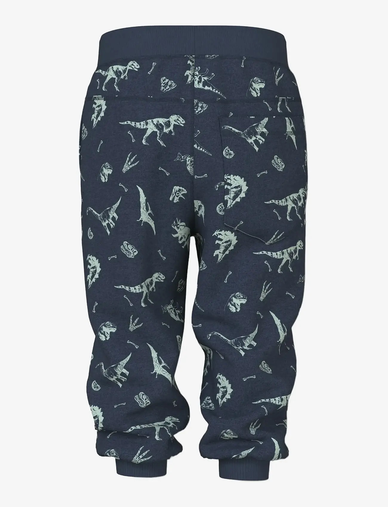 name it - NMMVIMO NREG AOP  SWE PANT BRU - sweatpants - navy blazer - 1