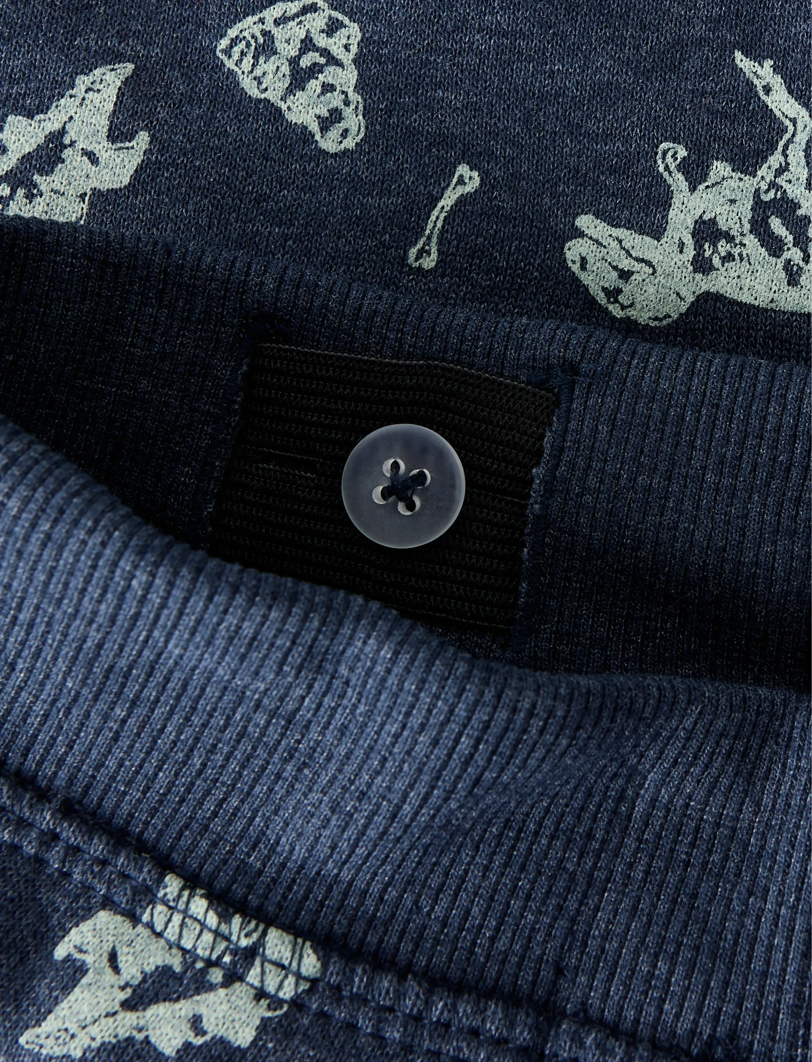 name it - NMMVIMO NREG AOP  SWE PANT BRU - sweatpants - navy blazer - 4