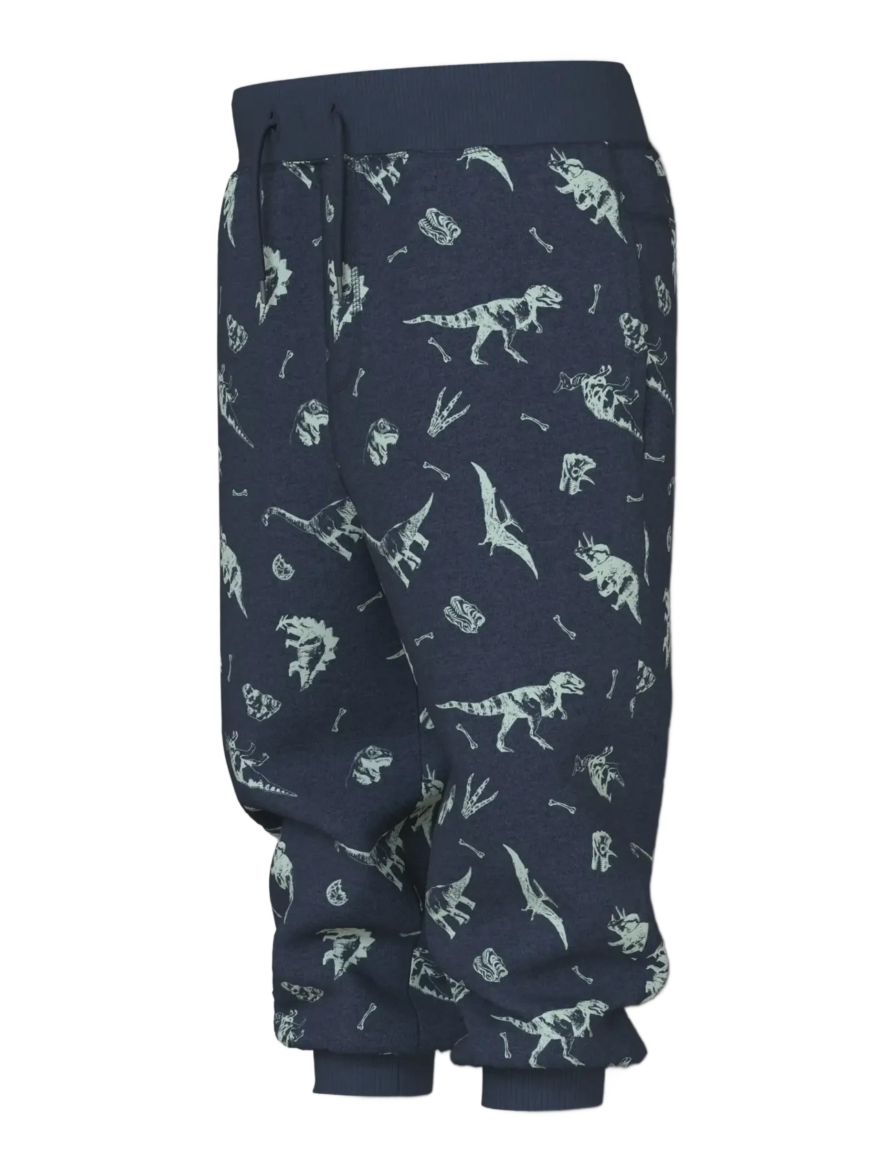 name it - NMMVIMO NREG AOP  SWE PANT BRU - sweatpants - navy blazer - 3