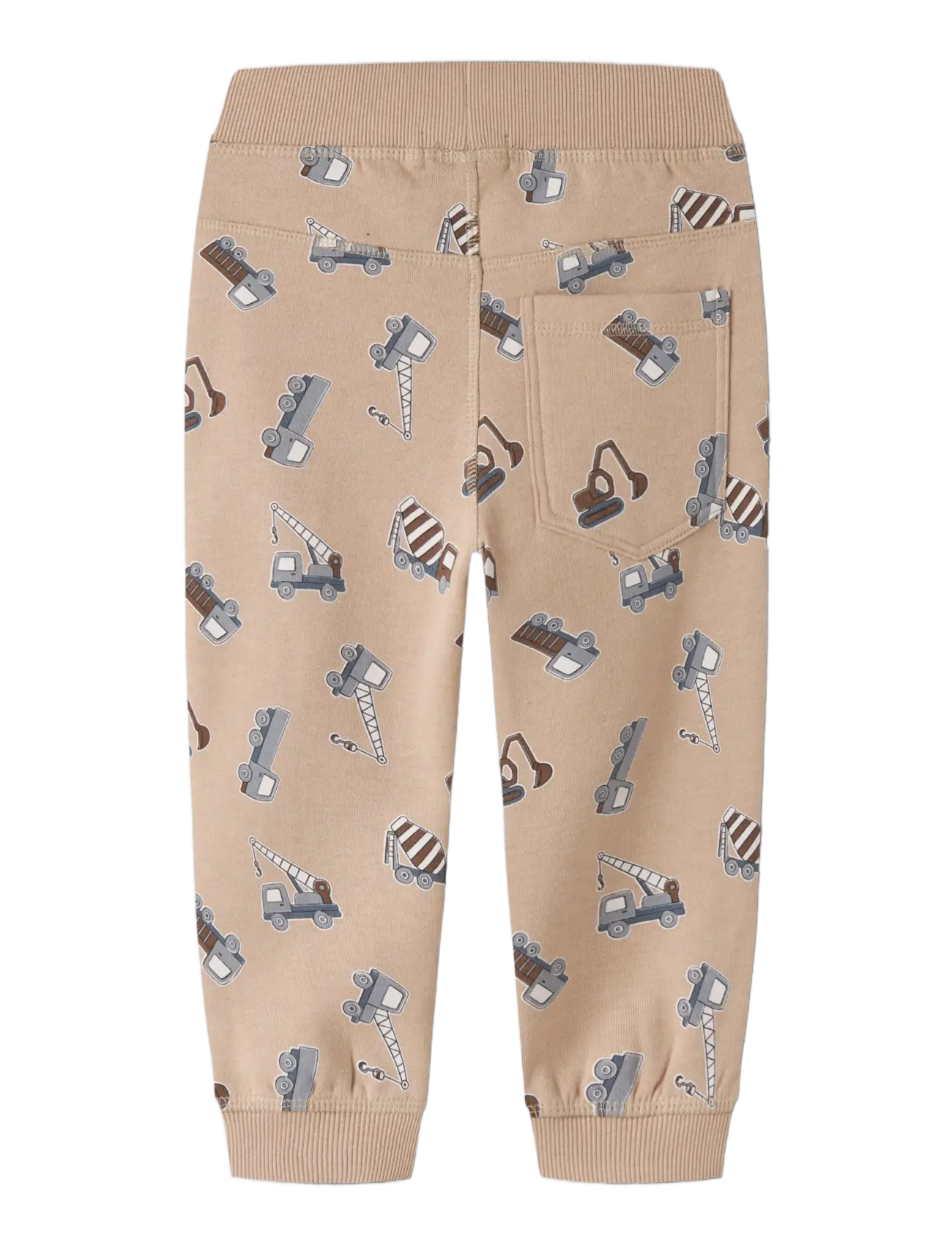 name it - NMMVIMO NREG AOP  SWE PANT BRU - jogginghosen - sesame - 1