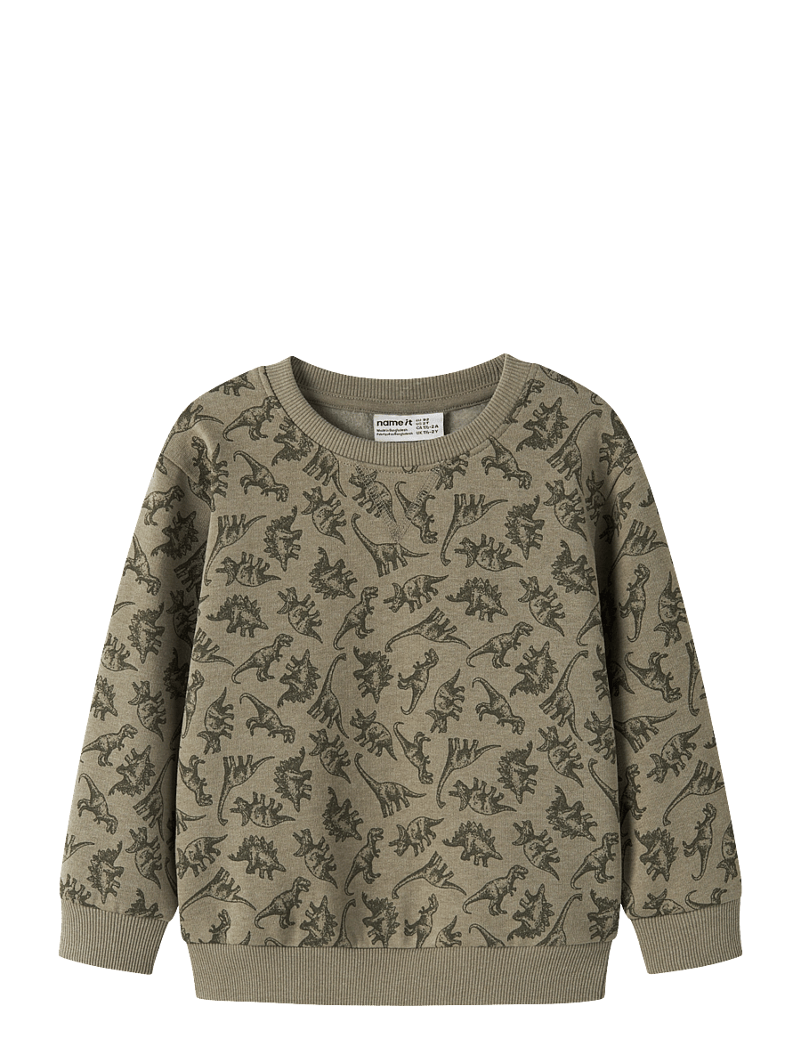 name it - NMMVIMO LS NREG AOP SWEAT BRU - sweatshirts - mermaid - 0