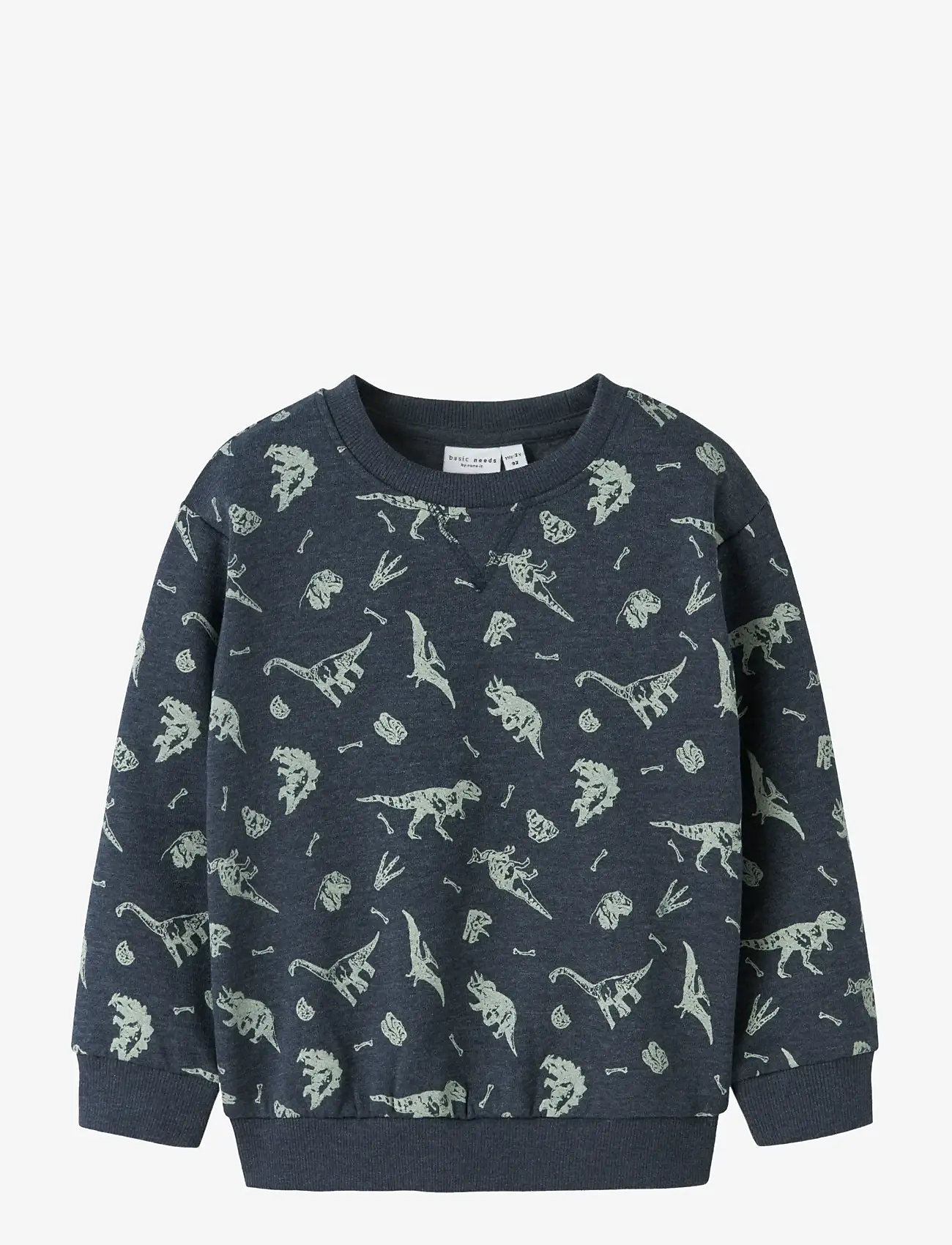 name it - NMMVIMO LS NREG AOP SWEAT BRU - sweatshirts - navy blazer - 1