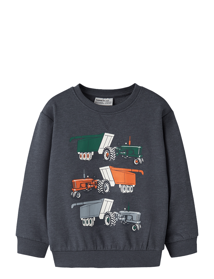 name it - NMMVIMO LS NREG AOP SWEAT BRU - sweatshirts - ombre blue - 0