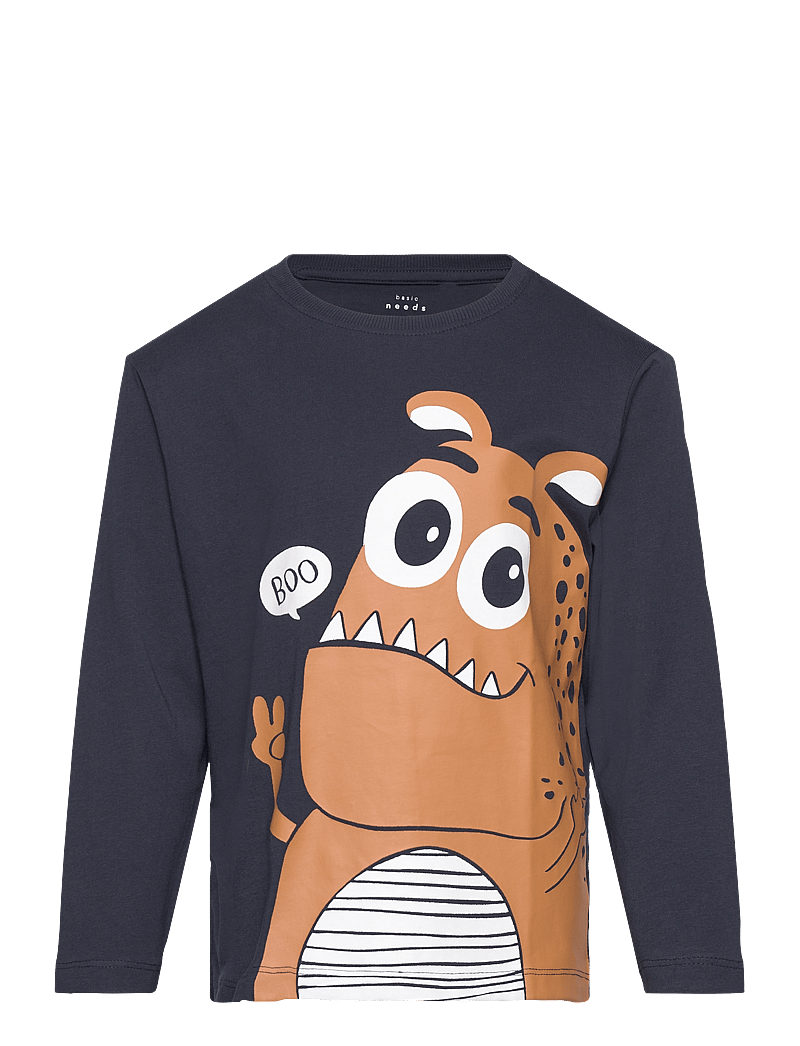 name it - NMMVILASSE LS NREG TOP - pitkähihaiset t-paidat - dark sapphire - 0