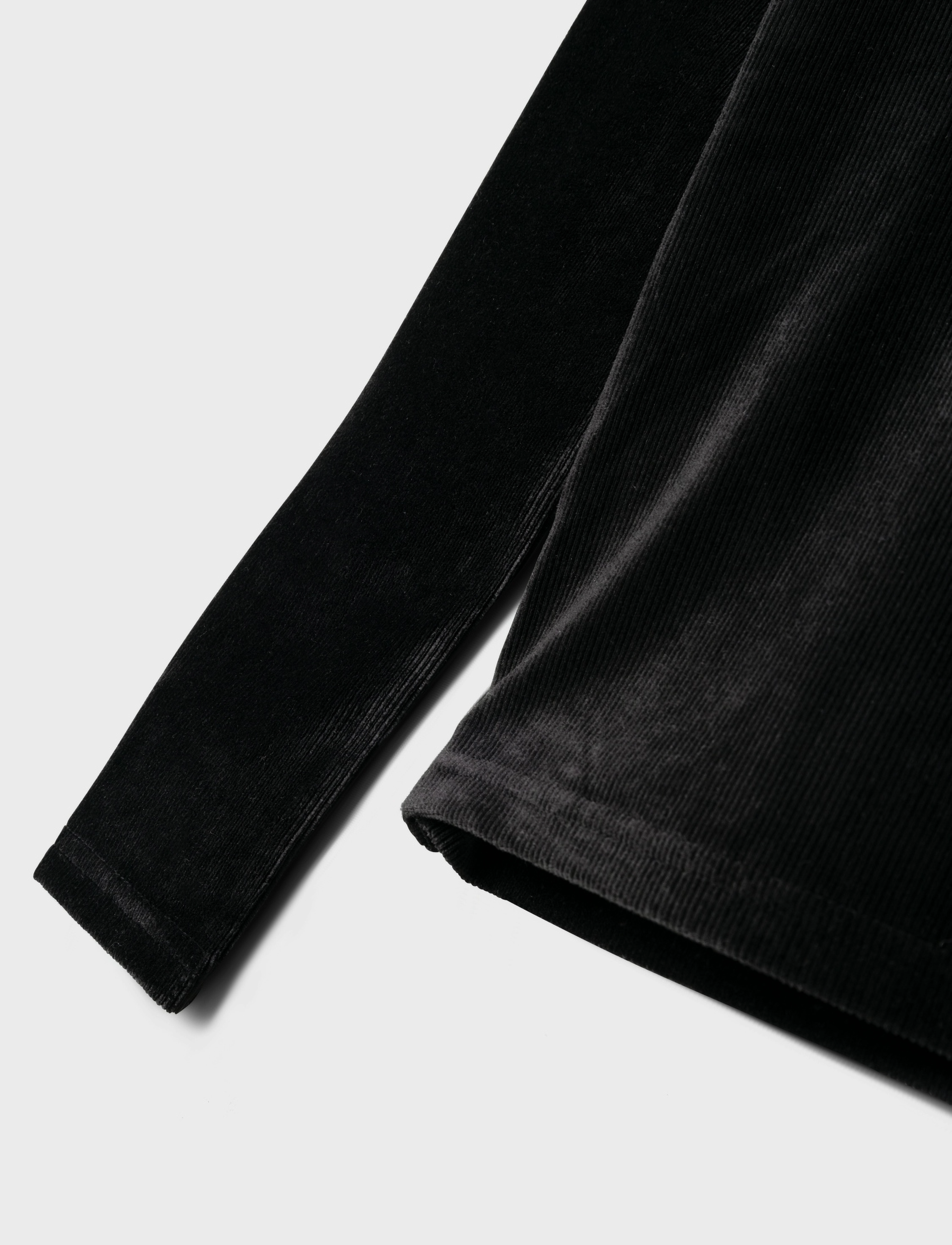 name it - NKFORINGE LS SLIM VEL TOP WH - kapuutsiga dressipluusid - black - 2