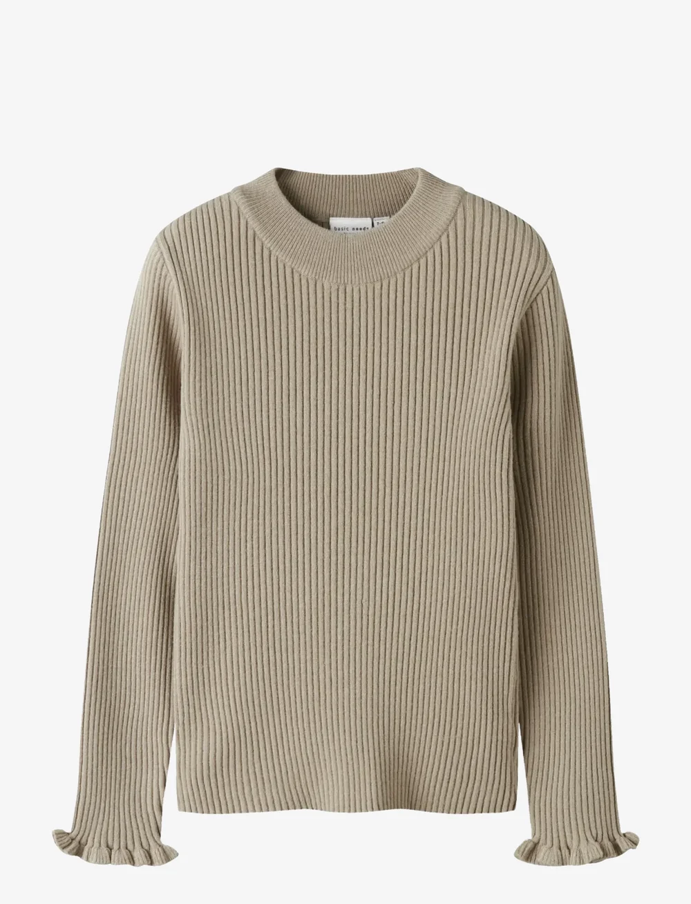 name it - NKFVIANNA LS SLIM KNIT - truien - island fossil - 0