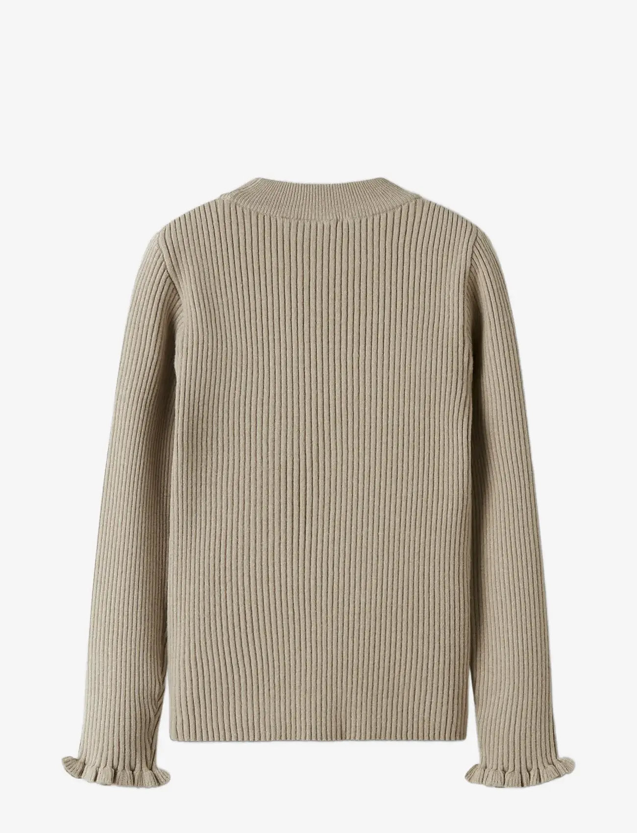 name it - NKFVIANNA LS SLIM KNIT - truien - island fossil - 1