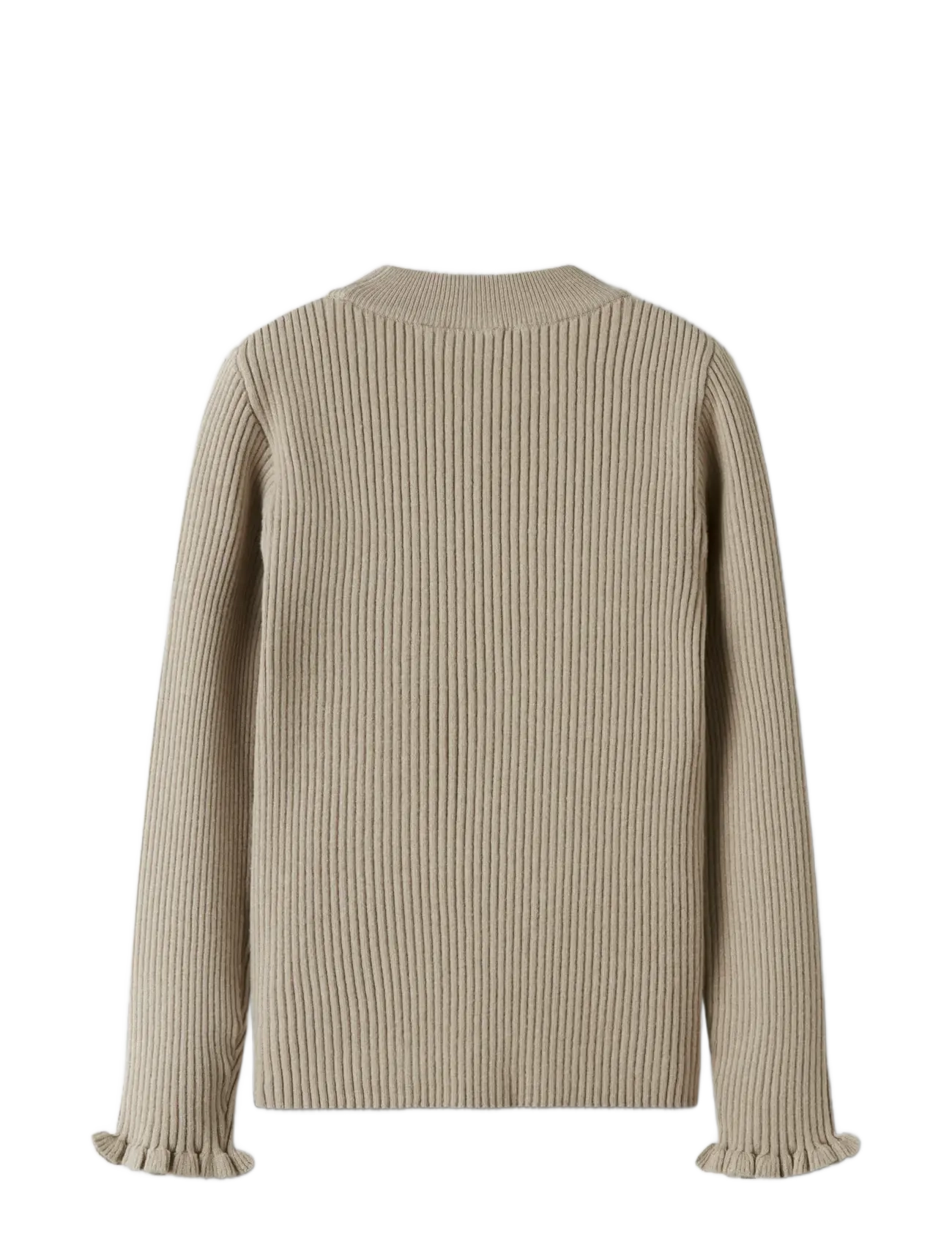 name it - NKFVIANNA LS SLIM KNIT - džemprid - island fossil - 1