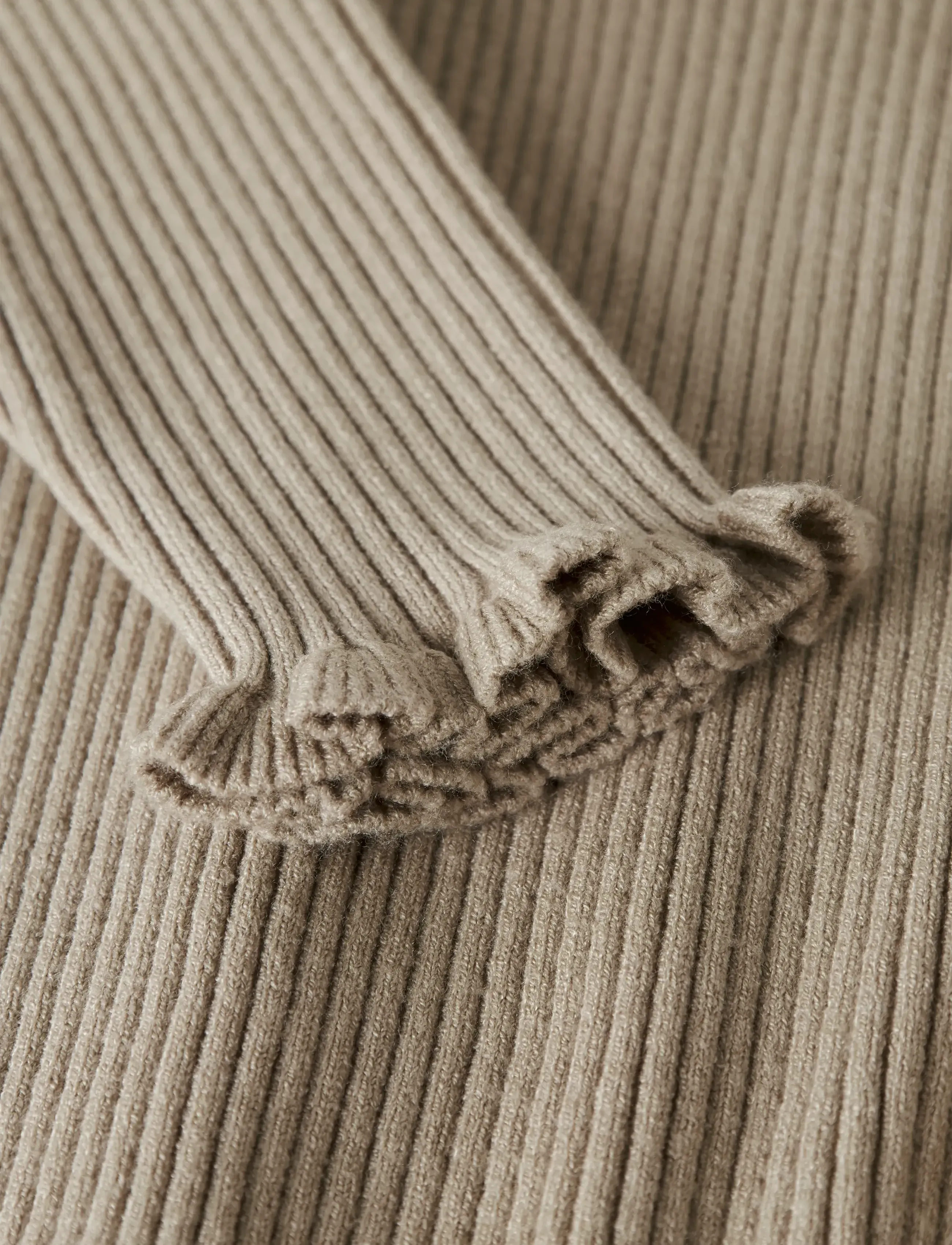 name it - NKFVIANNA LS SLIM KNIT - džemprid - island fossil - 2