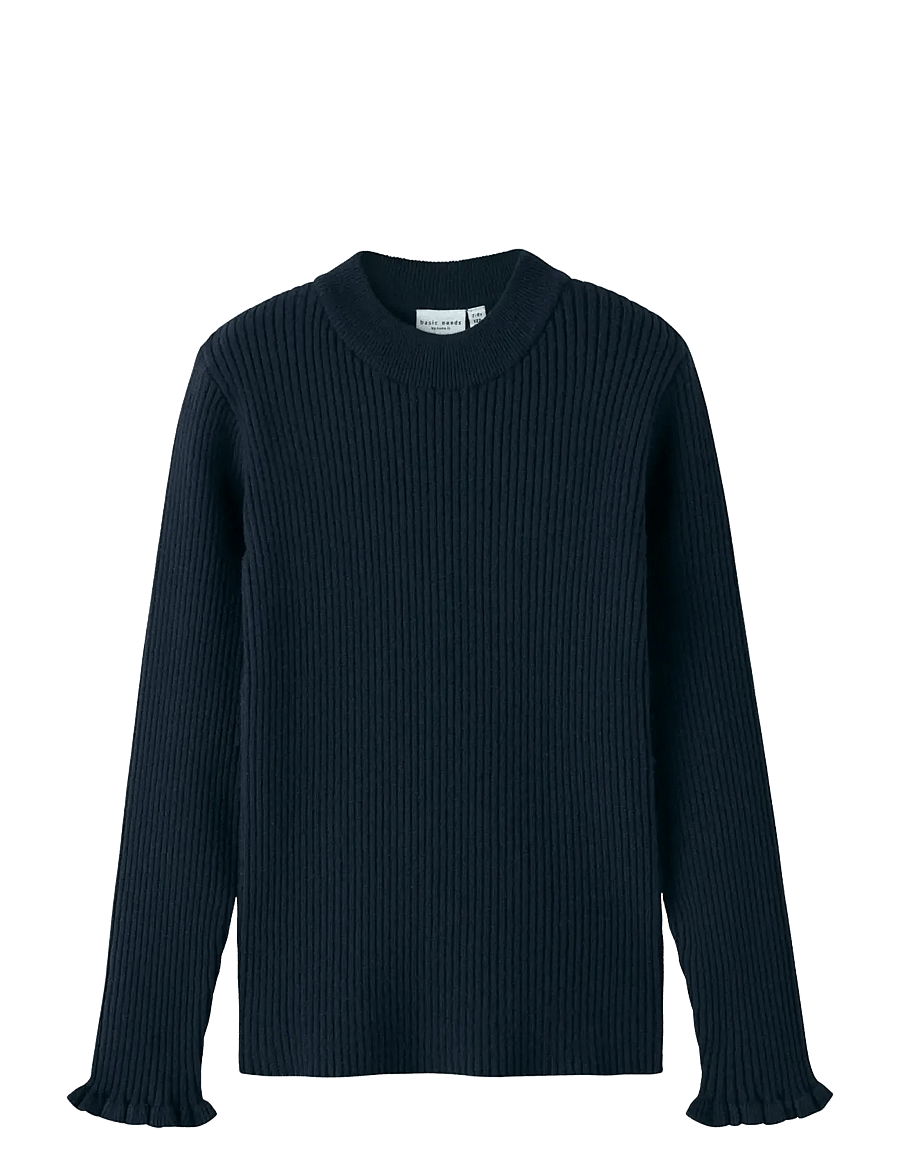 name it - NKFVIANNA LS SLIM KNIT - pulls - navy blazer - 0