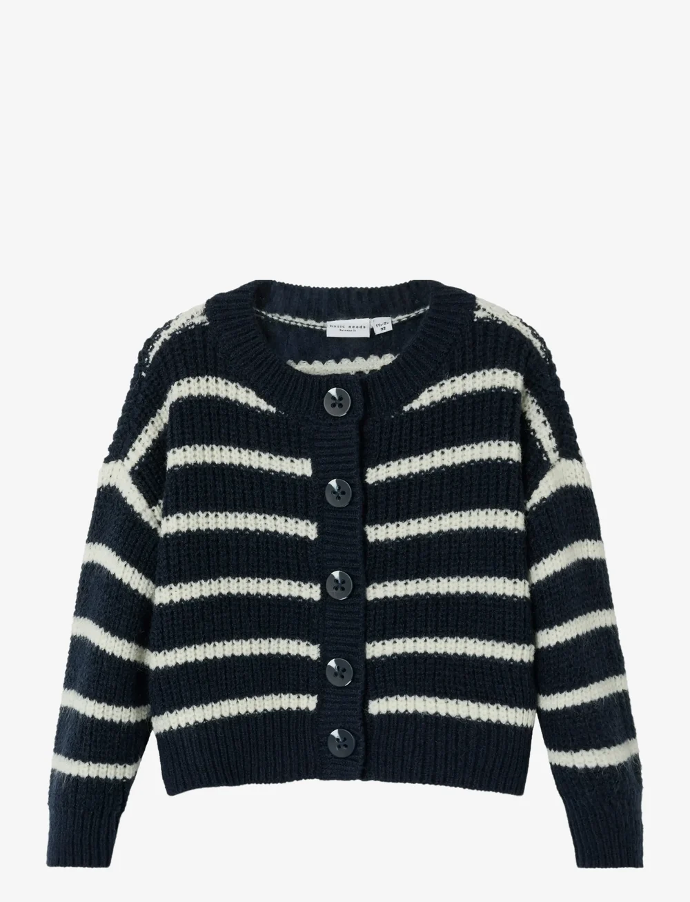 name it - NMFVERONJA LS KNIT CARD - koftor - dark sapphire - 0