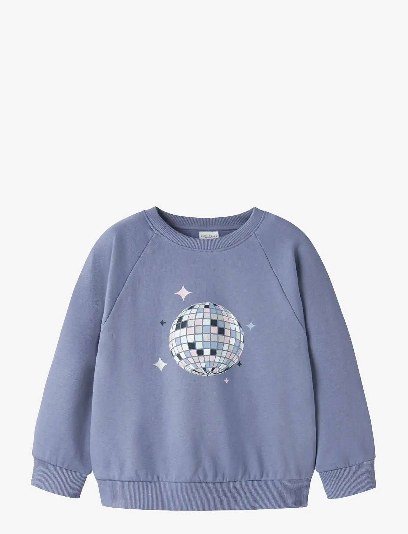 name it - NMFVENUS LS NREG SWEAT BRU - efterårstøj - blue ice - 0