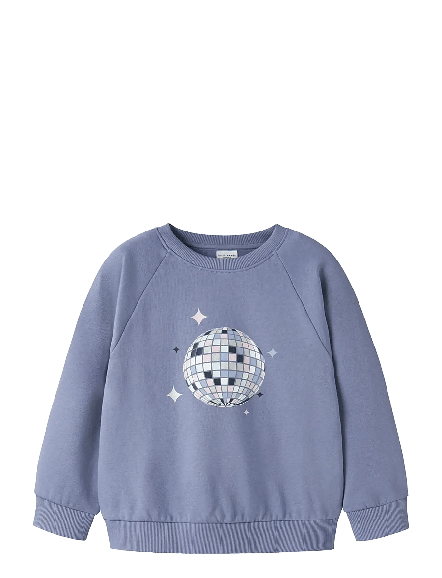 name it - NMFVENUS LS NREG SWEAT BRU - sweatshirts - blue ice - 1