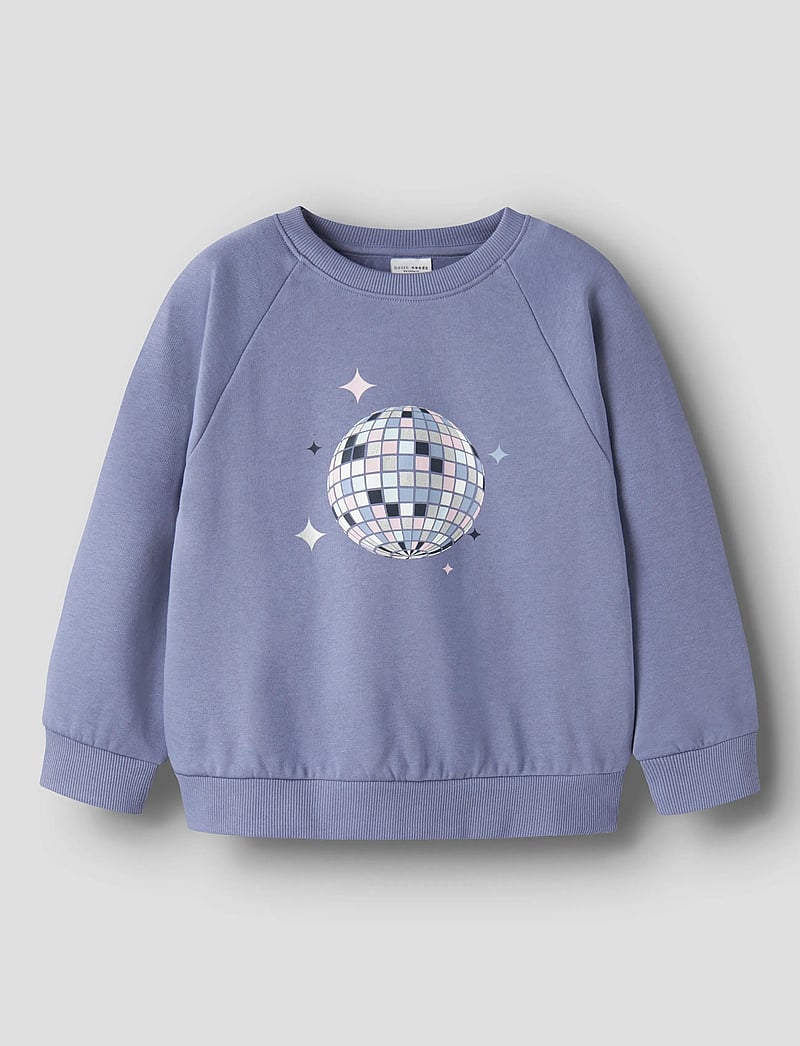 name it - NMFVENUS LS NREG SWEAT BRU - sweatshirts - blue ice - 0