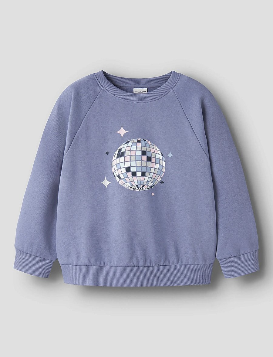 name it - NMFVENUS LS NREG SWEAT BRU - sweatshirts - blue ice - 0